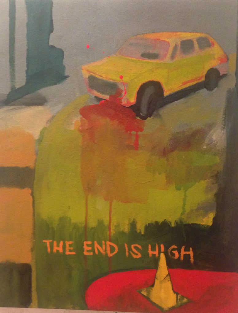 The end is high| 50 x 40 cm.